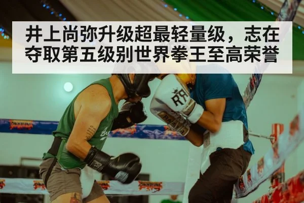 井上尚弥升级超最轻量级，志在夺取第五级别世界拳王至高荣誉